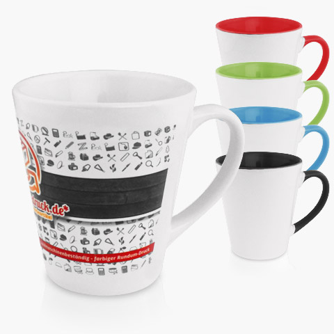 bedruckte Latte-Tassen bedruckte Latte-Tassen