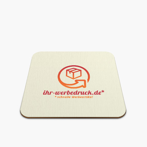 Runde und eckige Bierdeckel