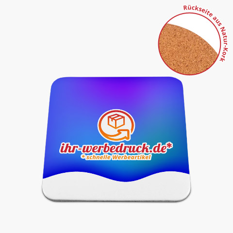 Korkuntersetzer Weiß Quadratisch Korkuntersetzer Weiß Quadratisch