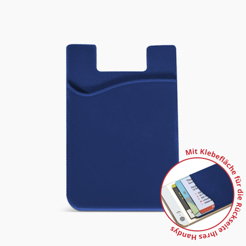 Silikon Handykartenhalterung Blau