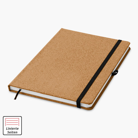 Notizbuch Kork Braun
