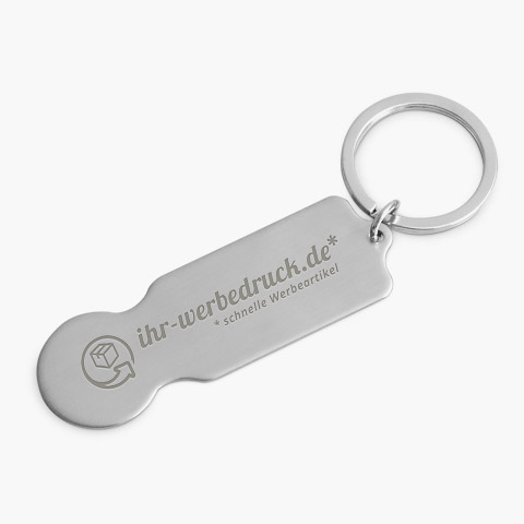 Schlüsselanhänger Einkaufschip Metall Schlüsselanhänger Einkaufschip Metall