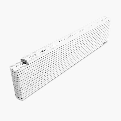 Meterstab 3 m weiss Meterstab 3 m weiss