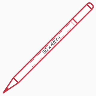 Mini-Bleistift Natur
