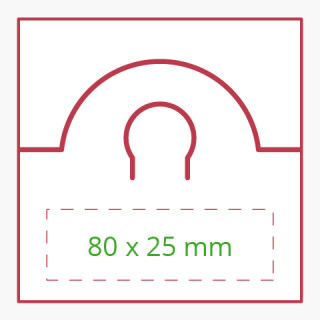 Zettelbox mit Halteclip