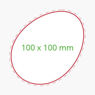 Bierdeckel Oval