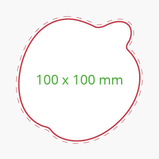 Bierdeckel Apfel
