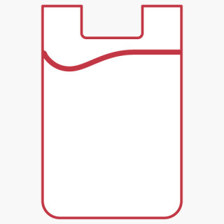 Silikon Handykartenhalter (ohne Druck)