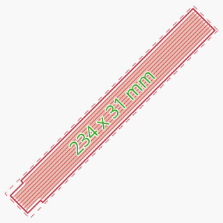 Zollstock Kunststoff - 2m