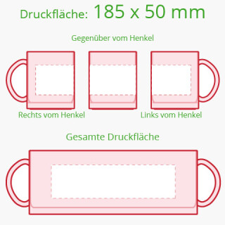 Glastasse frosted - 330 ml