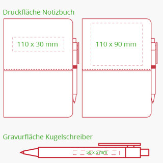 Notizbuch-Set Kork A5