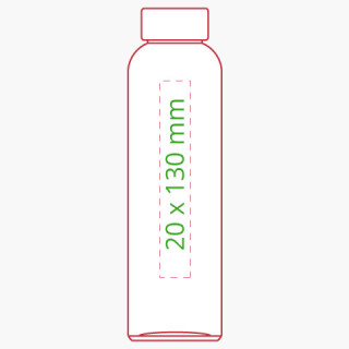 Trinkflasche Glas