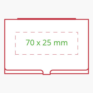 Visitenkartenetui Aluminium