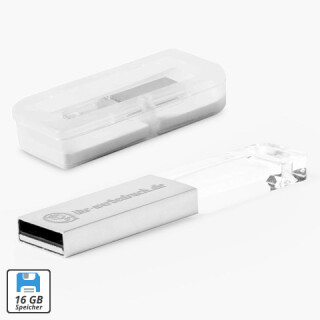 USB-Stick Long Glas - 16 GB