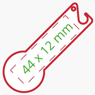 Einkaufschip Metall mit Flaschen&ouml;ffner